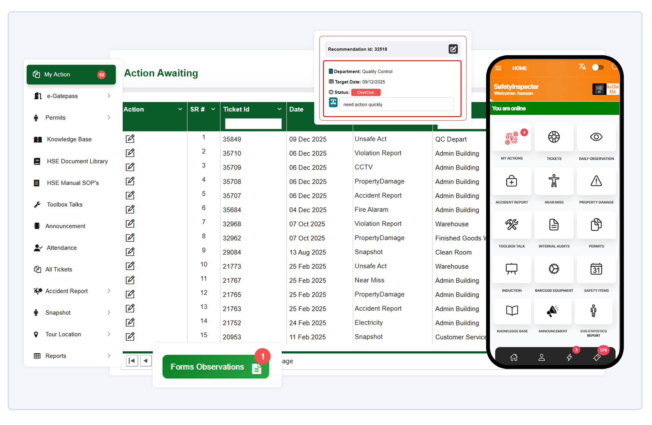 My Actions Illustration