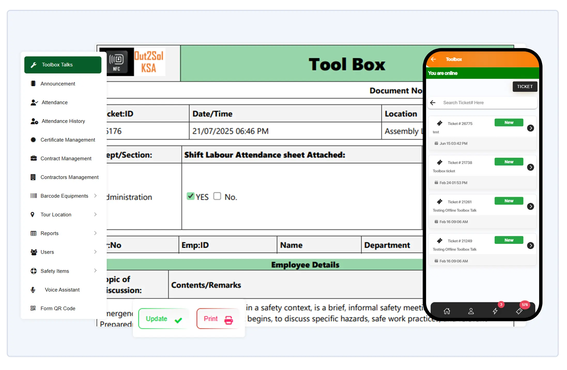 My Actions Illustration