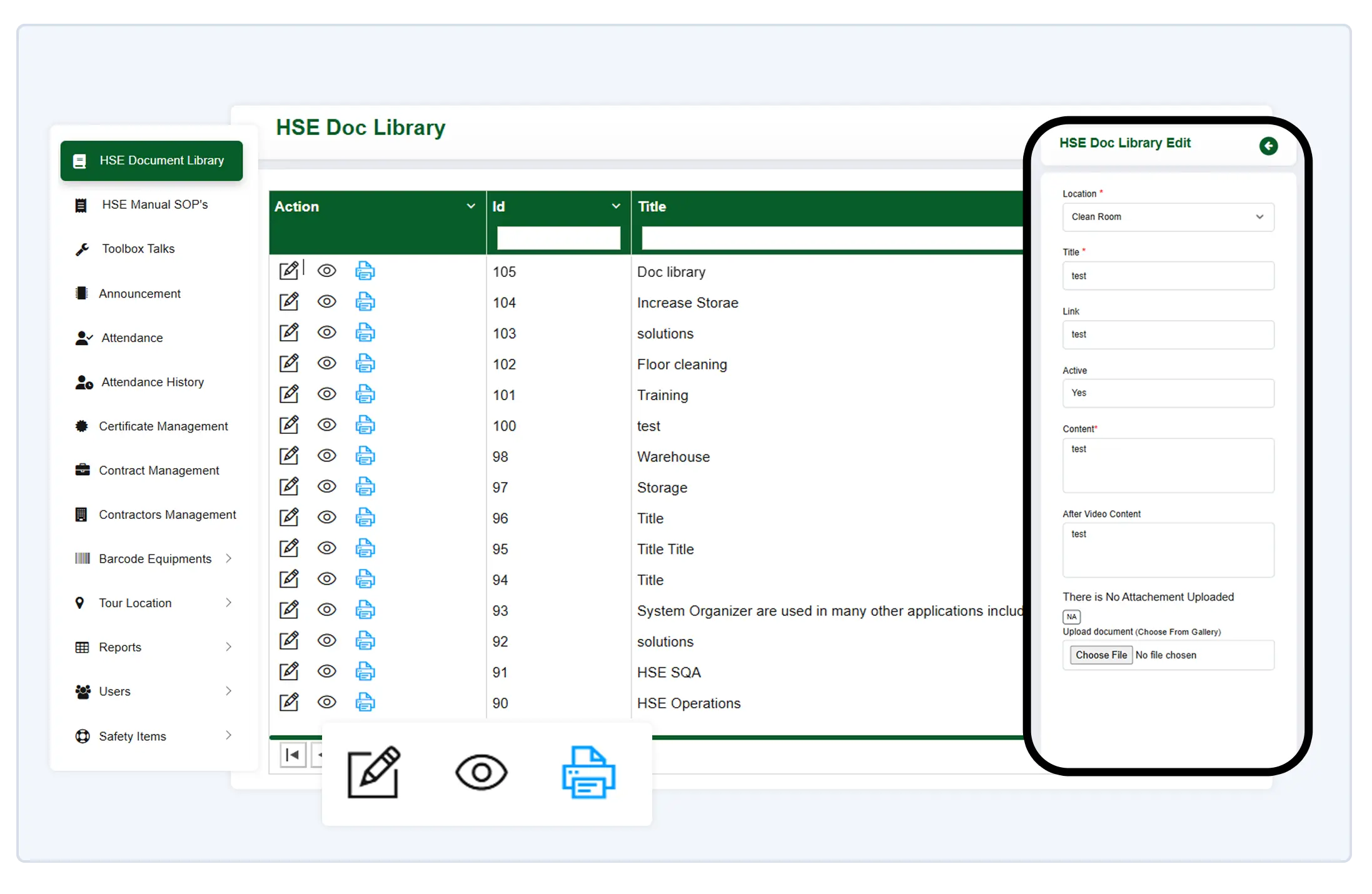 My Actions Illustration